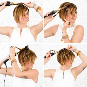curling iron for short hair