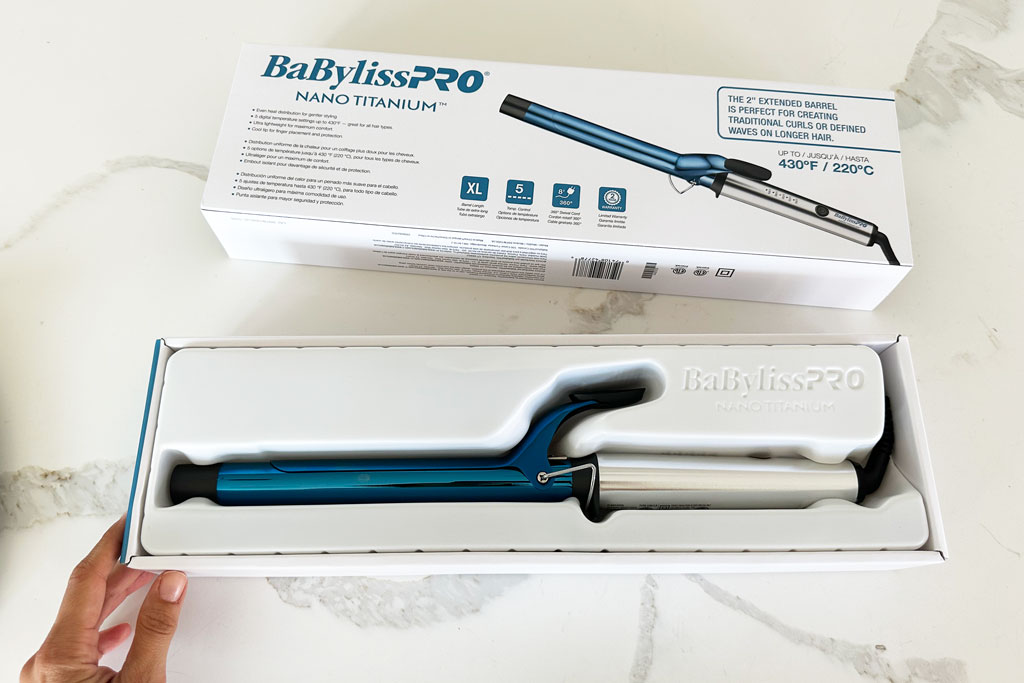 Babylisspro Nano Titanium Extended Barrel Curling Iron Review