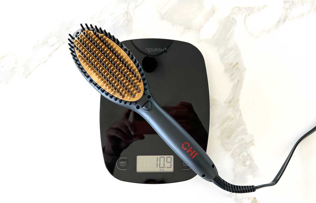 CHI Tourmaline Ceramic Hot Styling Brush weight