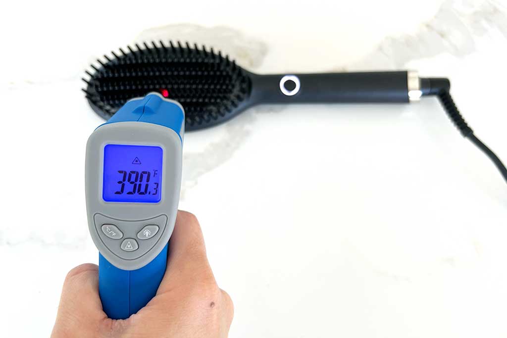 Ghd Glide Smoothing Hot Brush high temperature