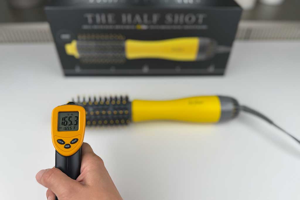 Drybar-The-Half-Shot-Blow-Dryer-Brush-low-heat-setting-temperature