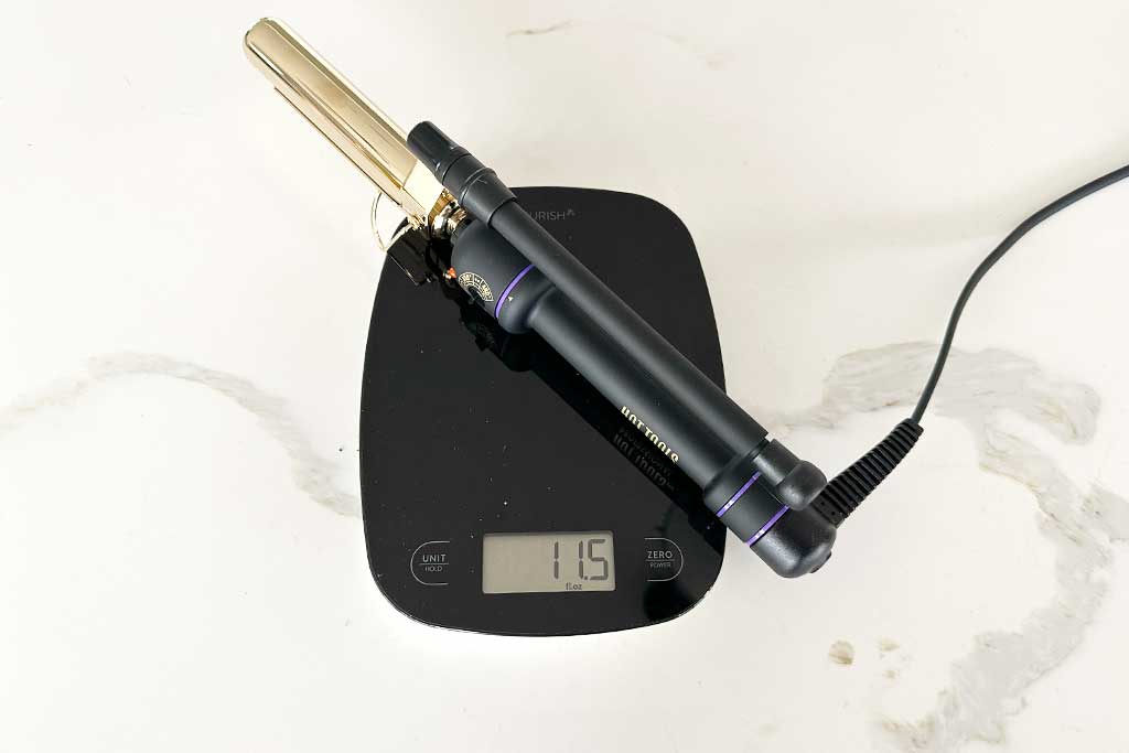 Hot-Tools-Pro-Artist-24K-Gold-Marcel-Curling-Iron-weight