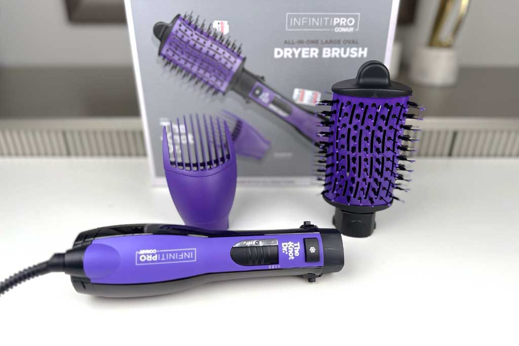 InfinitiPRO-by-Conair-The-Knot-Dr.-All-In-One-Oval-Dryer-Brush-is-detachable